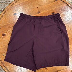 Lululemon Lined 7" Maroon Shorts